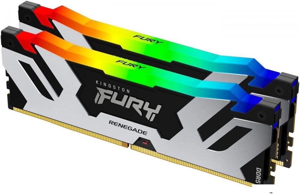 Оперативная память Kingston FURY Renegade RGB 2x16ГБ DDR5 7200МГц KF572C38RSAK2-32 от компании 2255 by - онлайн гипермаркет - фото 1