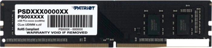 Оперативная память Patriot Signature Line 8ГБ DDR4 2666 МГц PSD48G26662 от компании 2255 by - онлайн гипермаркет - фото 1