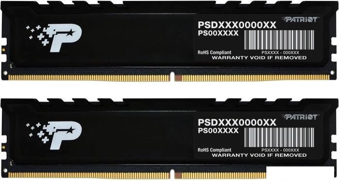 Оперативная память Patriot Signature Premium Line 2x16ГБ DDR5 5600 МГц PSP532G5600KH1 от компании 2255 by - онлайн гипермаркет - фото 1