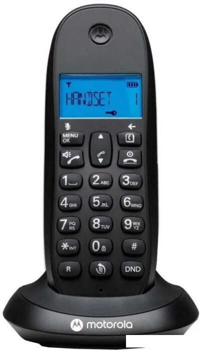 Радиотелефон Motorola C1001CB+ (черный) от компании 2255 by - онлайн гипермаркет - фото 1