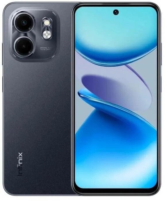 Смартфон INFINIX Smart 9 4/128Gb, X6532, черный от компании 2255 by - онлайн гипермаркет - фото 1