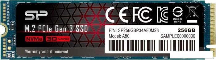 SSD Silicon-Power P34A80 512GB SP512GBP34A80M28 от компании 2255 by - онлайн гипермаркет - фото 1
