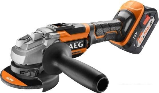 Угловая шлифмашина AEG Powertools BEWS 18-125BL-502C 4935464417 (с 2-мя АКБ, кейс) от компании 2255 by - онлайн гипермаркет - фото 1