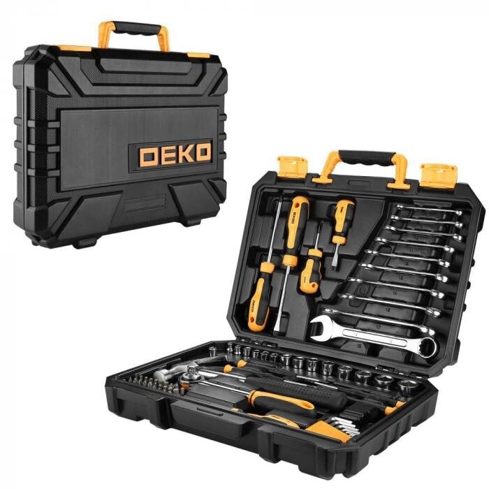 Универсальный набор инструмента для дома и авто Deko DKMT74 SET 74 от компании 2255 by - онлайн гипермаркет - фото 1