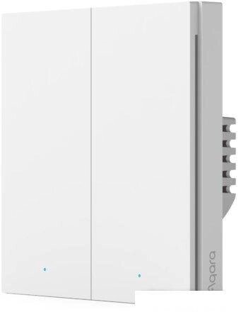 Выключатель Aqara Smart Wall Switch H1 двухклавишный c нейтралью (белый) от компании 2255 by - онлайн гипермаркет - фото 1