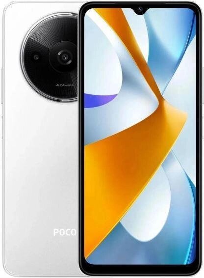XIAOMI Poco C61 3/64Gb White (60836) от компании 2255 by - онлайн гипермаркет - фото 1