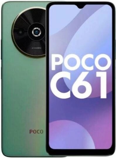 XIAOMI Poco C61 4/128Gb Green (60843) от компании 2255 by - онлайн гипермаркет - фото 1