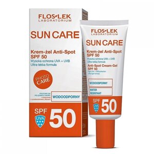 Солнцезащитный крем-гель Floslek против пигментации SPF 50, 30 мл
