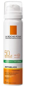 Солнцезащитный матирующий спрей-вуаль для лица La Roche-Posay Ля Рош Anthelios SPF 50+PPD 27, 75 мл