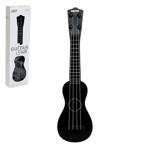 Игрушка музыкальная - гитара "Стиль", 4 струны, 38,5 см., цвет чёрный