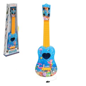 Игрушка музыкальная "Гитара. Волшебный мир", 4 струны, цвета МИКС