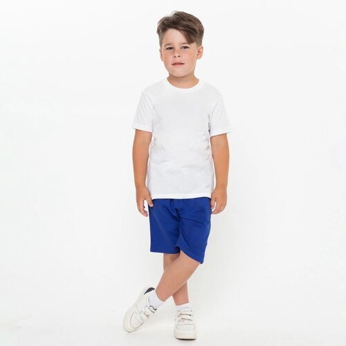 Комплект для мальчика Lacoste (футболка, шорты), цвет белый/синий, рост 146-152 см