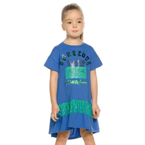 Платье для девочек, рост 104 см, цвет синий