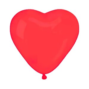 Шар12 Сердце Пастель красное (50 шт. уп. БК