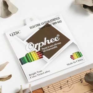 Струны для электрогитары Orphee Q25C, 009-042