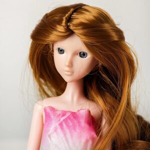 Волосы для кукол "Волнистые с хвостиком" размер маленький, цвет 16А