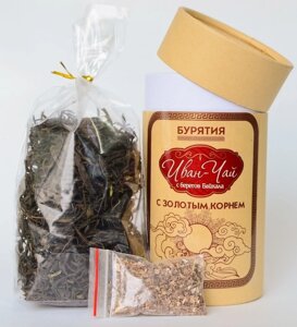 Иван-чай с золотым корнем в тубусе 100г Байкалия
