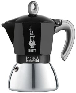 Гейзерная кофеварка Bialetti Moka Induction 2021 (2 порции, черный)