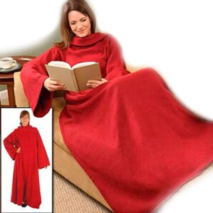 Плед-одеяло с рукавами Snuggie (4 цвета) красный