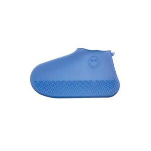 Силиконовые защитные чехлы-бахилы для обуви (СВЕРХПРОЧНЫЕ ) синий S