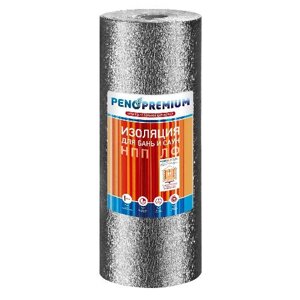 Penopremium пенотерм нпп лф 10*1200*15 серый/для бань и саун