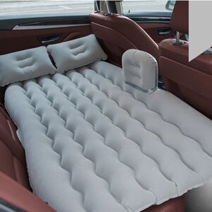 Надувной матрас в машину на заднее сиденье Car Travel Bed 135х80х10 см с насосом / Матрас для автомобиля