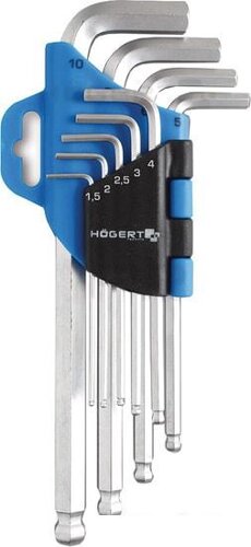 Набор ключей Hogert Technik HT1W804 (9 предметов)