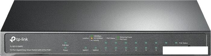 Настраиваемый коммутатор TP-Link TL-SG1210MPE от компании Интернет-магазин marchenko - фото 1