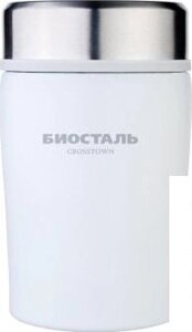 Термос для еды biostal NTD-500W 0.5л (белый)