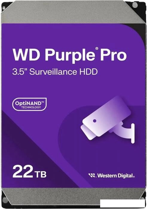 Жесткий диск WD Purple Pro 22TB WD221PURP от компании Интернет-магазин marchenko - фото 1