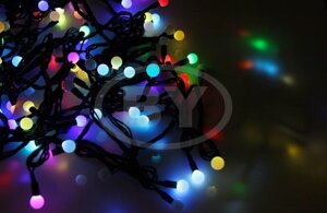 Светодиодная гирлянда Neon-night LED шарики RGB 10 м Ø 17.5 мм