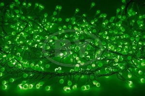Светодиодная гирлянда Neon-night «Мишура LED» зеленый 6 м