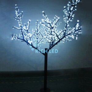 Светодиодное дерево Сакура 250 Rich LED белый, синий