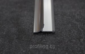 Угол внутренний универсальный для плитки серебро глянец 270см