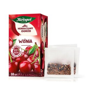 Чай "Herbapol", 20 пакетиков x2.7 г, фруктовый, со вкусом вишни