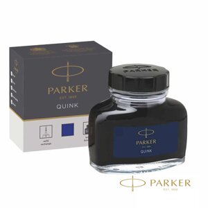 Чернила для перьевых ручек "Parker", 57 мл, синий