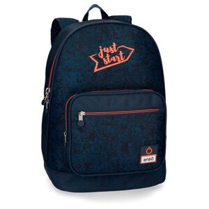Рюкзак школьный Enso "Monsters" L, темно-синий