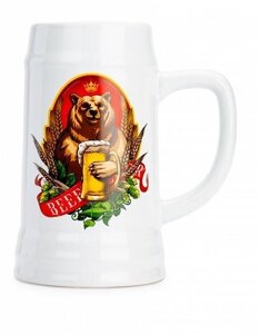 Кружка для пива Медведь 500 мл Sij GC20122