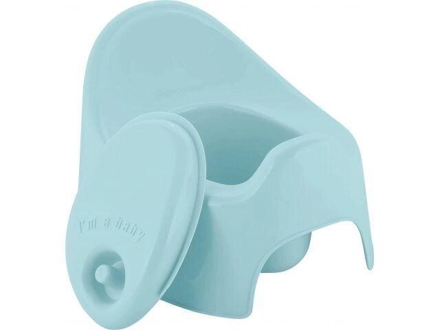Горшок детский Lalababy Follow Me с крышкой голубое облачко, LITTLE ANGEL (285х237х180 мм) от компании ЧТУП «АннаДекор» - фото 1