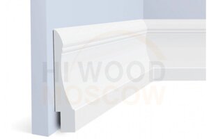 Карниз белый hiwood L1606 90  19  2000 мм