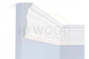 Карниз белый hiwood L1702 170  33,5  2000 мм