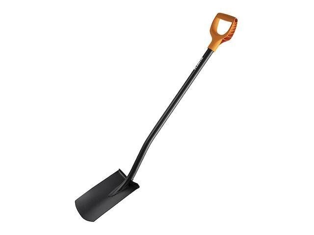 Лопата штыковая с закругл. лезвием Plantic Terra (старый артикул Fiskars - 1026683) от компании ЧТУП «АннаДекор» - фото 1