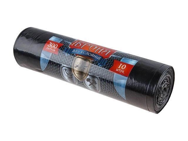Мешки для мусора, 360 л, 5 шт, "БРОНЯ", черные, РОМАШКА (120х160см/60мкм) от компании ЧТУП «АннаДекор» - фото 1