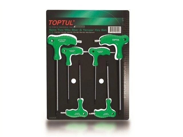 Набор ключей L-Type Torx T10-Т40 6шт TOPTUL от компании ЧТУП «АннаДекор» - фото 1
