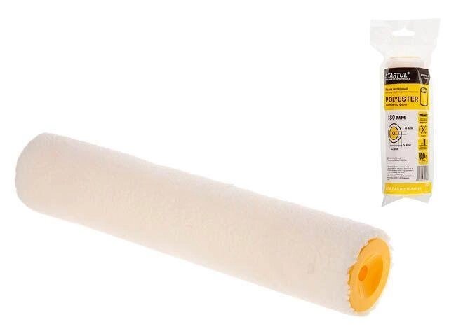 Ролик "POLYESTER" 40-180мм под ручку 8мм бежевый STARTUL PROFI (ворс 5 мм, нанесение всех видов лака, филт, от компании ЧТУП «АннаДекор» - фото 1