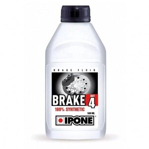 Тормозная жидкость IPONE BRAKE DOT 4 100% Synthetic 500 мл