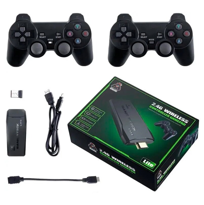 Игровая приставка + 2 джойстика Game Stick Lite 32 ГБ ##от компании## Sale Market - Магазин крутых цен! - ##фото## 1