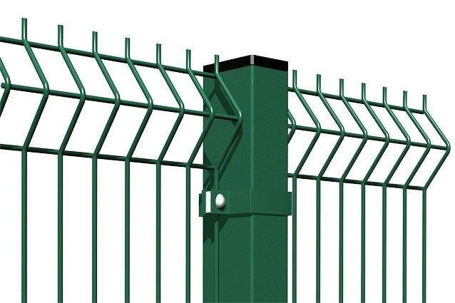 Еврозабор. Панель оцинк. с полимерным покрытием Light 1,53*2,5 м 3.5 мм 3D забор, евроограждение - розница
