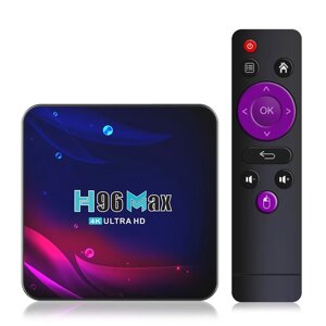 Смарт тв приставка H96 max 4к ULTRA HD TV BOX 2/16 гб андроид 11.0