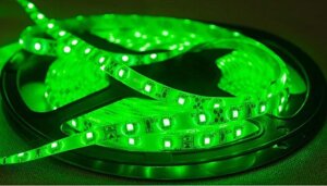 LED лента SMD 2835/60 SmartBuy-IP65-4.8W Зеленый - 1 метр